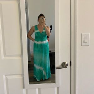Maxi Dress w Silver Beading